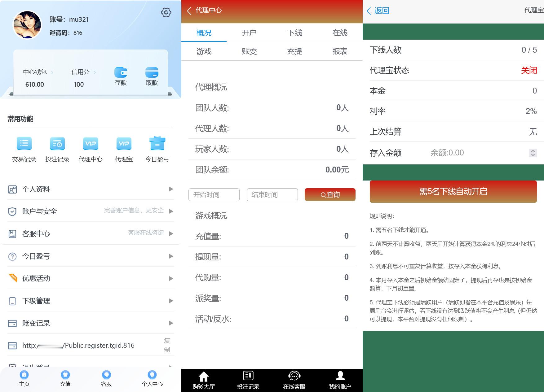 大富彩票二开六合彩盘/利息宝+搭建教程插图2