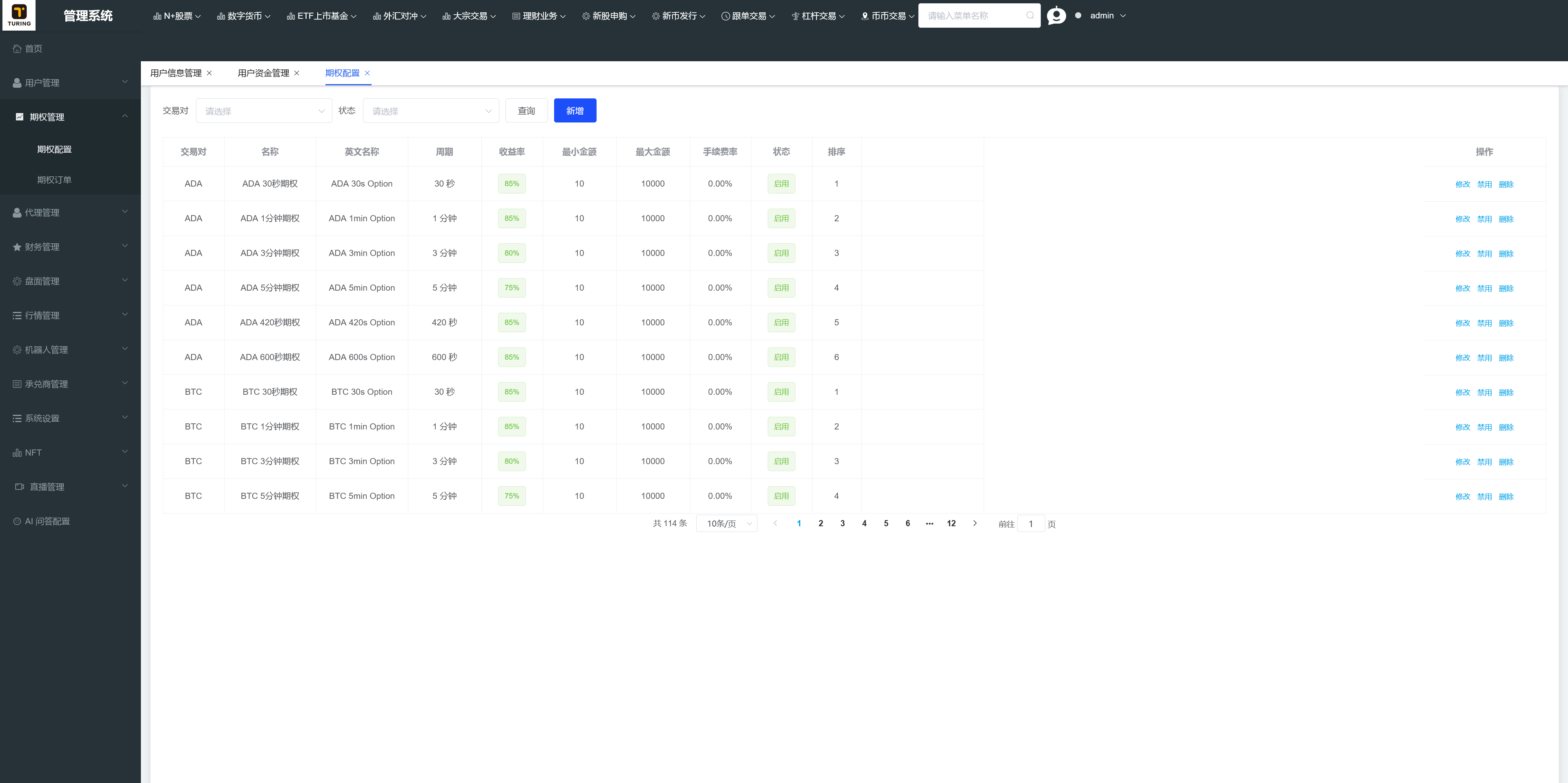 【全新UI综合交易所源码】C2C+股票+外汇+直播+AI问答+跟单+矿机+大宗商品股交易所源码+全开源+完整搭建教程插图31 【全新UI综合交易所源码】C2C+股票+外汇+直播+AI问答+跟单+矿机+大宗商品股交易所源码+全开源+完整搭建教程插图31